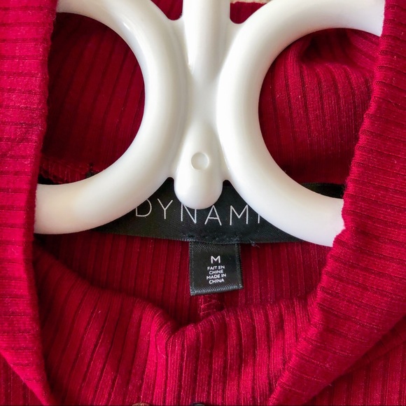 Dynamite Bodycon Mock Neck Mini Dress - Picture 6 of 6